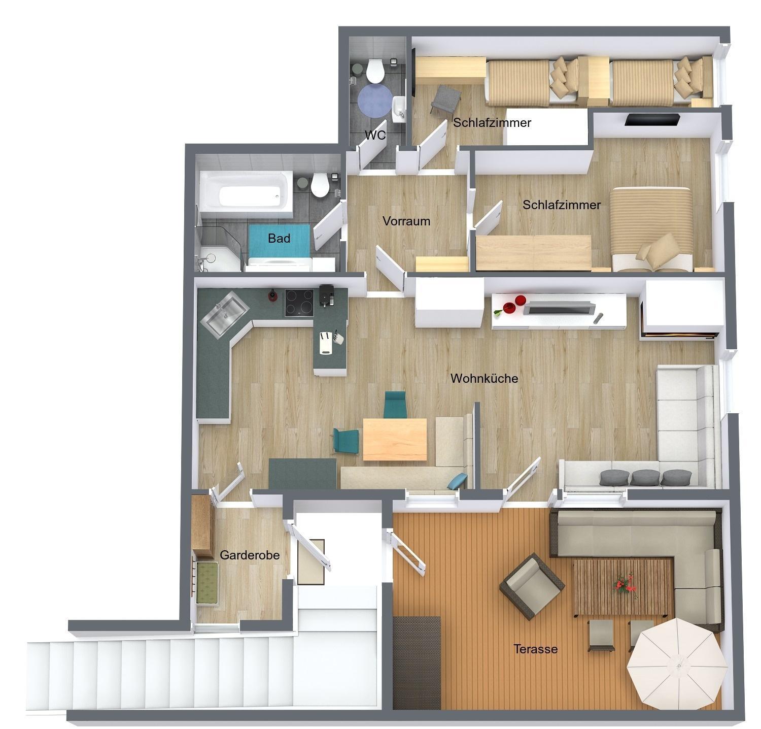 Ferienwohnung Alpenheim Tux Pokoj fotografie